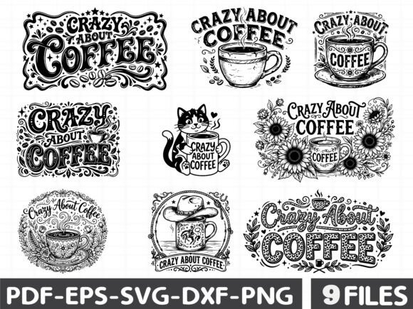 Crazy About Coffee Graphics