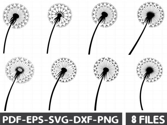 Dandelion SVG Graphics for Digital Creators