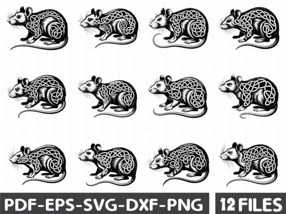 Rat Celtic Design: Graphics & Illustrations for Editorial Impact