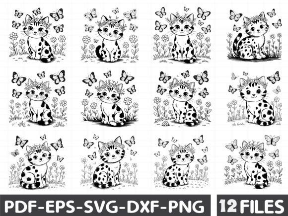 Spring Cats Graphics for Branding and Marketing