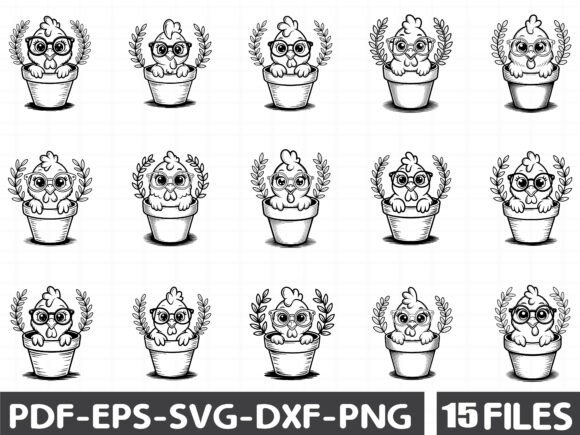 Spring Chicken Clipart