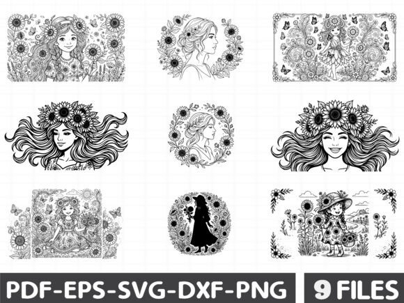 Sunflower Girl Graphics for Local Branding