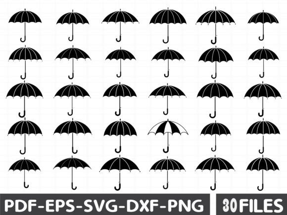 Umbrella SVG Bundle Graphics for Modern Branding