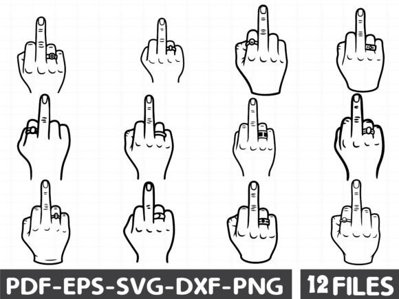 Wedding Finger Svg Graphics for Crafters