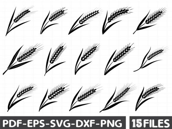 Wheat Svg Bundle Graphics for Modern Editorial Design